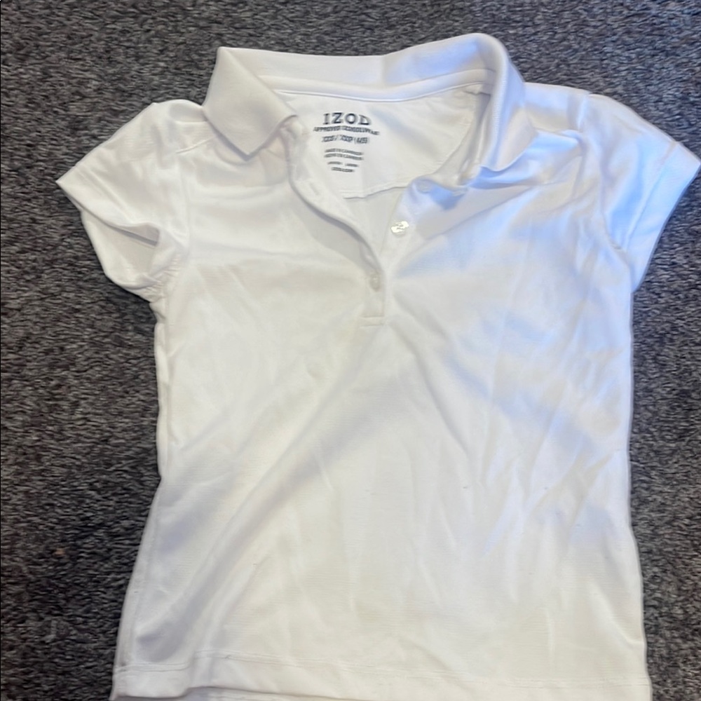 IZOD White Polo Shirt